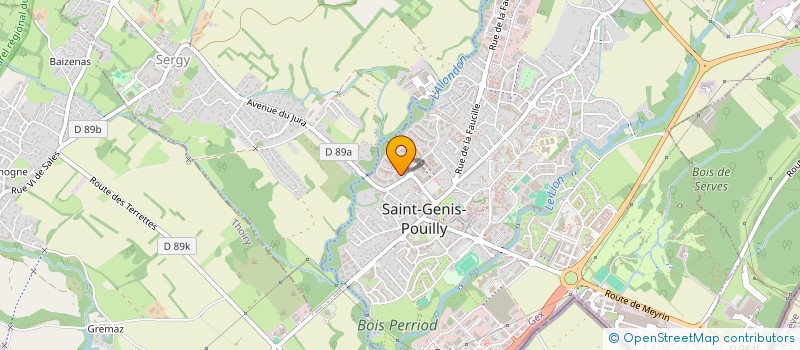 localisation de l'entreprise 518 083 753 à SAINT-GENIS-POUILLY