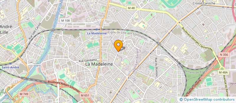 localisation de l'entreprise 518 085 188  à LA MADELEINE