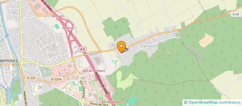 localisation de l'entreprise 518 085 345   DARVAULT