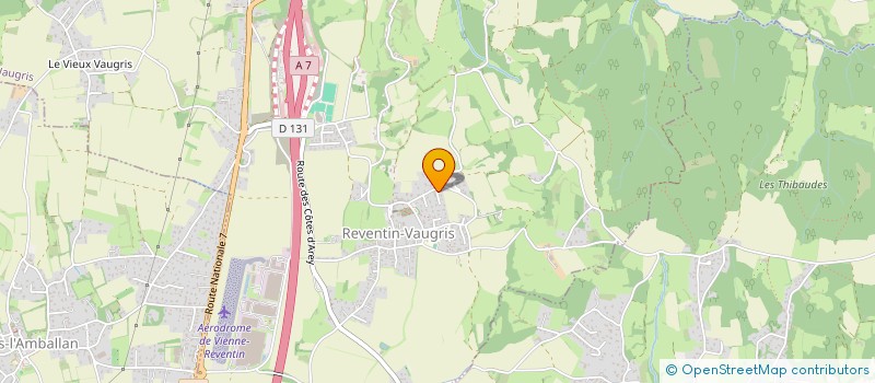 localisation de l'entreprise 518 101 779   REVENTIN-VAUGRIS