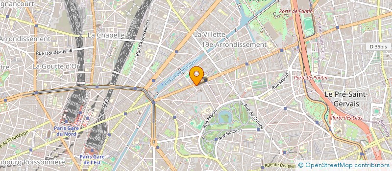 localisation de l'entreprise 518 110 077   PARIS