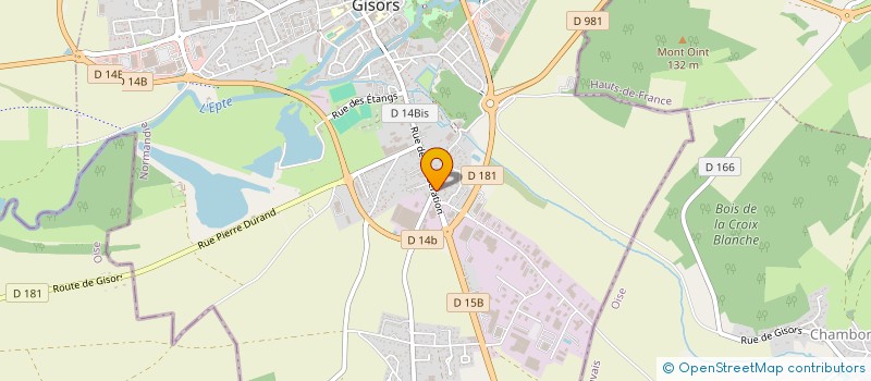localisation de l'entreprise 518 111 315 à GISORS