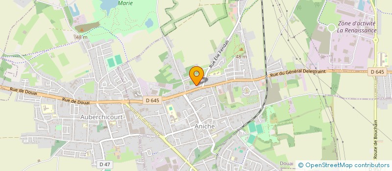 localisation de l'entreprise 518 117 718 à AUBERCHICOURT