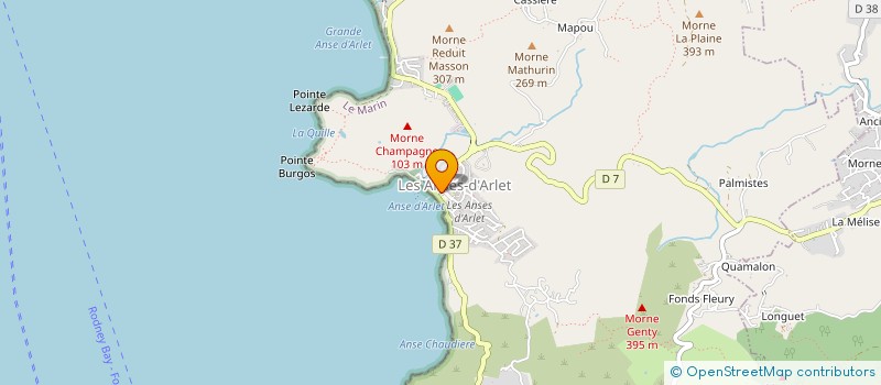 localisation de l'entreprise 518 122 684   ANSES D'ARLET