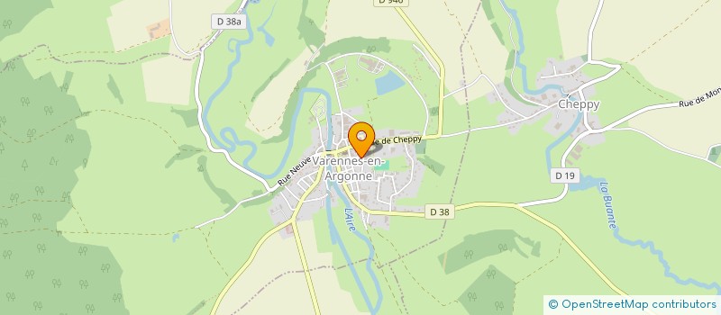 localisation de l'entreprise 518 147 764 à VARENNES-EN-ARGONNE
