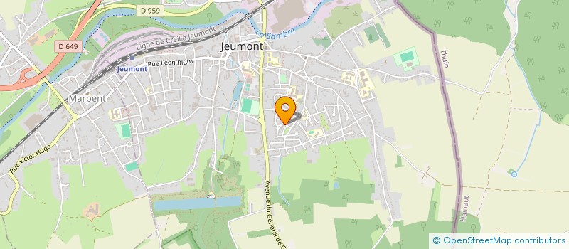 localisation de l'entreprise 518 148 721   JEUMONT