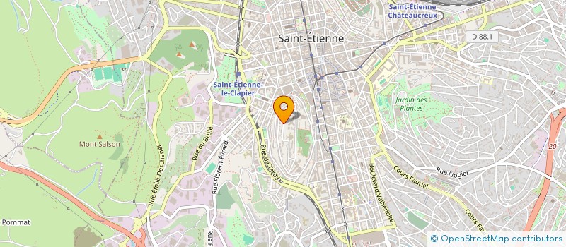 localisation de l'entreprise 518 155 148   SAINT-ETIENNE