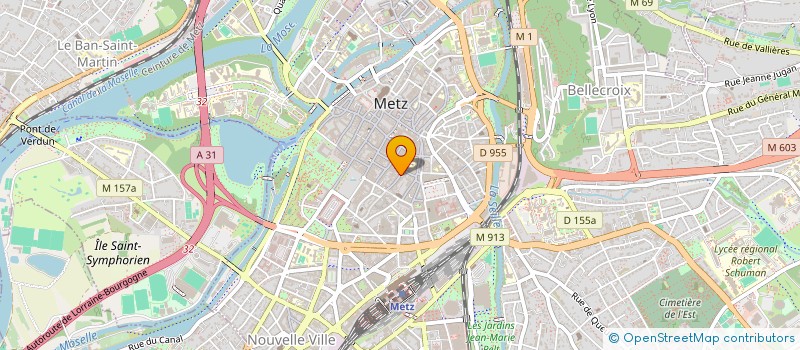 localisation de l'entreprise 518 158 712   METZ