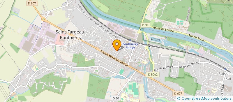 localisation de l'entreprise 518 166 673   SAINT-FARGEAU-PONTHIERRY