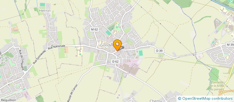 localisation de l'entreprise 518 185 277   VENDIN-LE-VIEIL