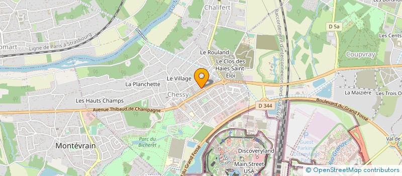 localisation de l'entreprise 518 199 062   CHESSY