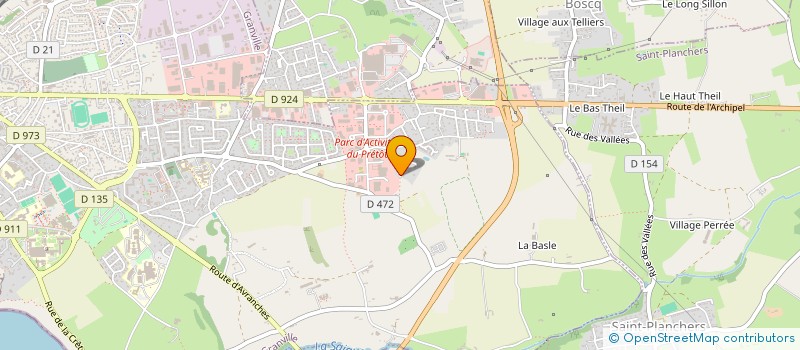 localisation de l'entreprise 518 208 780   GRANVILLE