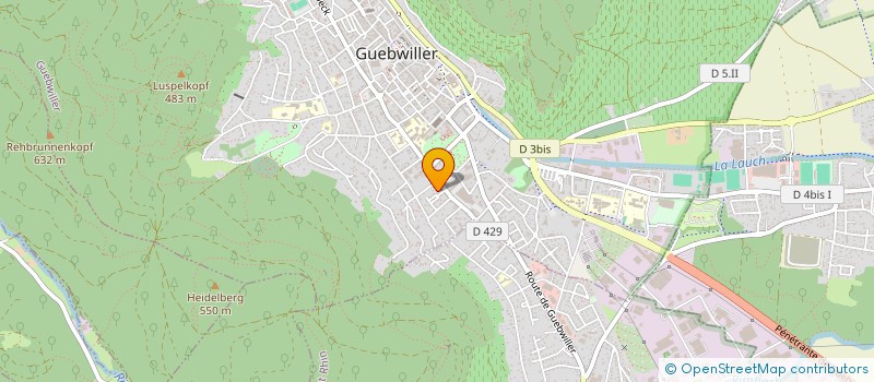 localisation de l'entreprise 518 257 696   GUEBWILLER