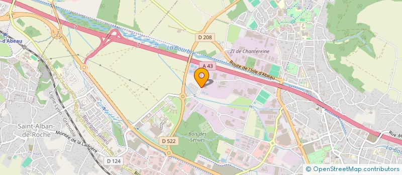 localisation de l'entreprise 518 280 292   BOURGOIN-JALLIEU