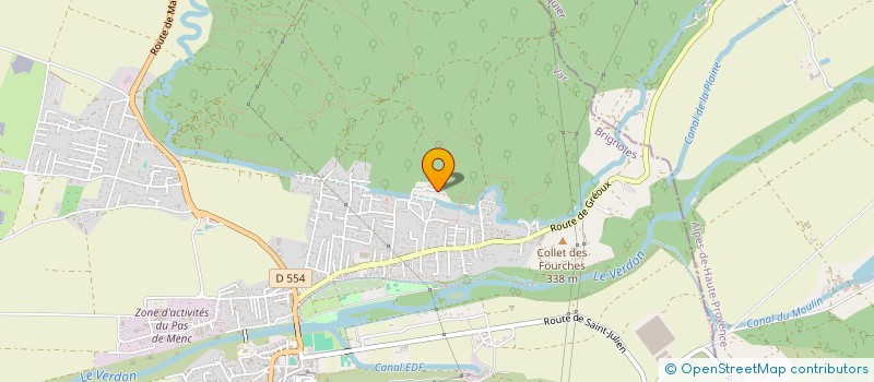 localisation de l'entreprise 518 280 656   VINON-SUR-VERDON