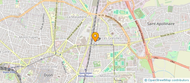 localisation de l'entreprise 518 284 856 à DIJON