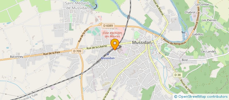 localisation de l'entreprise 518 295 167  à BERGERAC