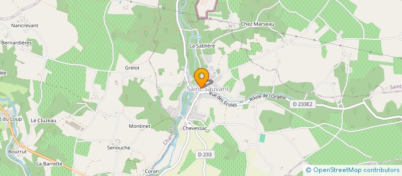 localisation de l'entreprise 518 301 213   SAINT-SAUVANT