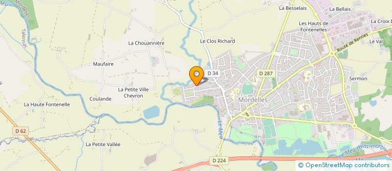 localisation de l'entreprise 518 301 403   MORDELLES