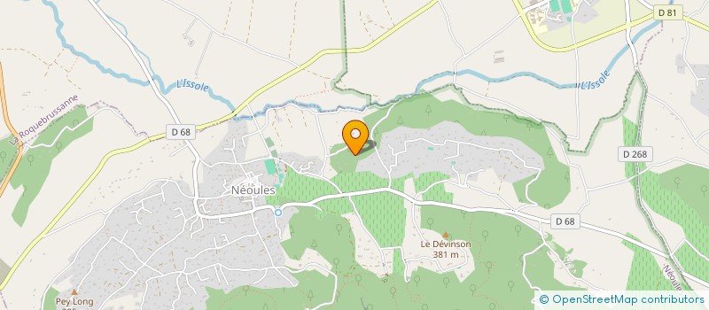 localisation de l'entreprise 518 324 207 à NEOULES
