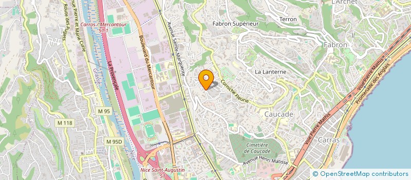 localisation de l'entreprise 518 338 082 à NICE