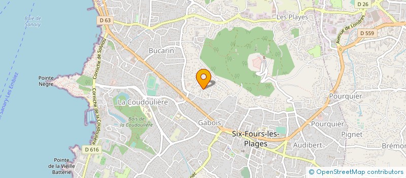localisation de l'entreprise 518 339 551 à SANARY-SUR-MER