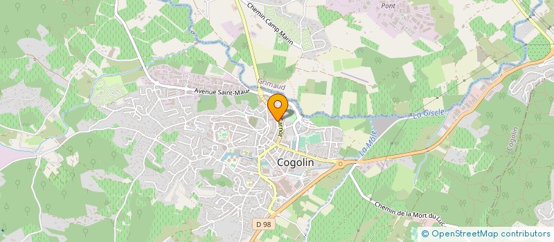 localisation de l'entreprise 518 343 355 à COGOLIN