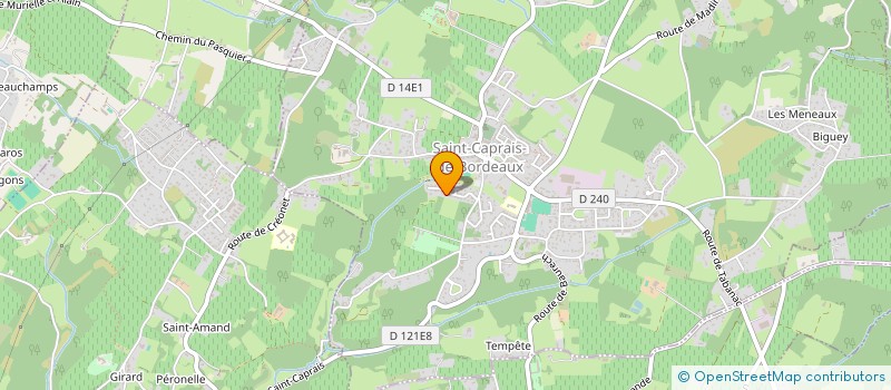 localisation de l'entreprise 518 346 556   SAINT-CAPRAIS-DE-BORDEAUX