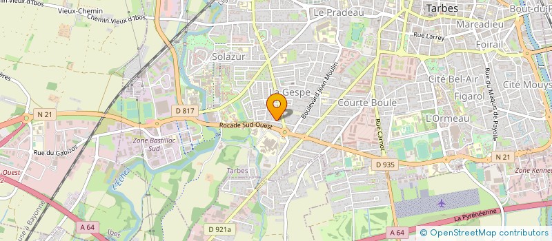 localisation de l'entreprise 518 350 285   TARBES