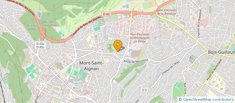 localisation de l'entreprise 518 360 201   MONT-SAINT-AIGNAN