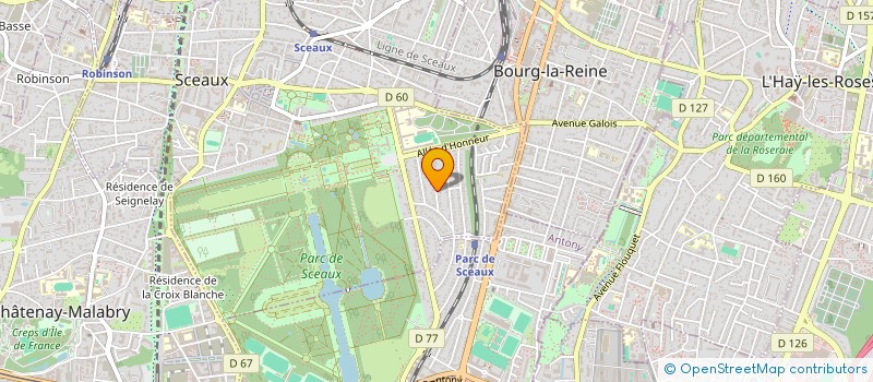 localisation de l'entreprise 518 387 790  à SCEAUX