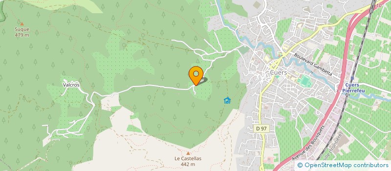 localisation de l'entreprise 518 389 416   CUERS