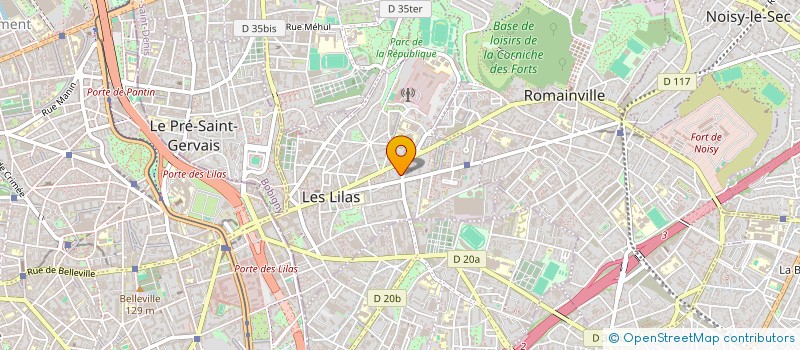 localisation de l'entreprise 518 403 969 à LES LILAS