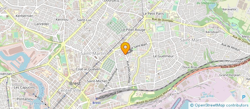 localisation de l'entreprise 518 426 358  à BREST