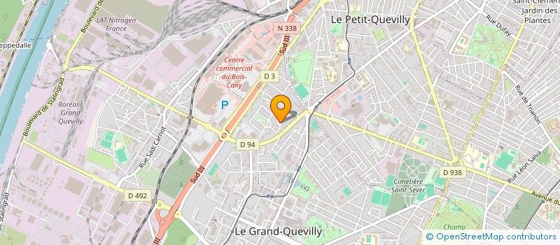 localisation de l'entreprise 518 455 969   GRAND-COURONNE