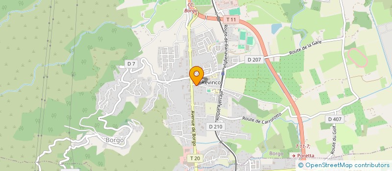 localisation de l'entreprise 518 491 576 à BORGO