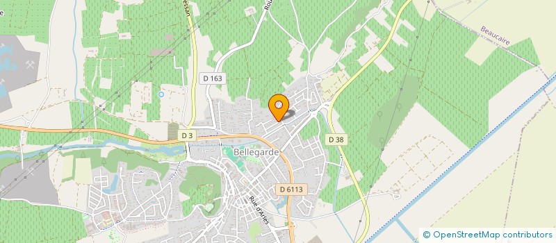 localisation de l'entreprise 518 496 401   BELLEGARDE