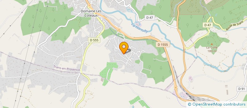 localisation de l'entreprise 518 513 445  à TRANS-EN-PROVENCE