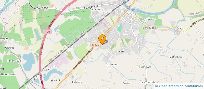 localisation de l'entreprise 518 546 734   MONTAUBAN