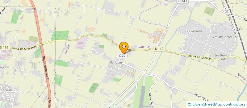 localisation de l'entreprise 518 567 185  à CHABEUIL