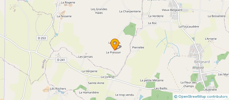localisation de l'entreprise 518 582 432   LA BAZOGE MONTPINCON