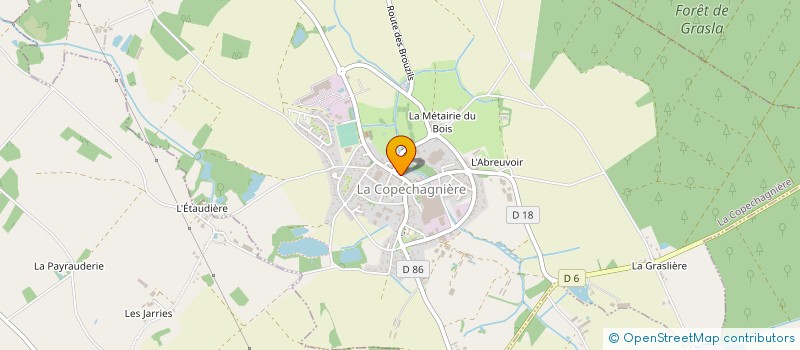 localisation de l'entreprise 518 587 357   AUBIGNY-LES CLOUZEAUX