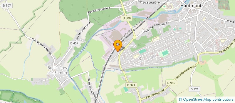 localisation de l'entreprise 518 603 063   HAUTMONT