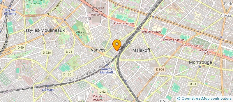 localisation de l'entreprise 518 617 568   VANVES