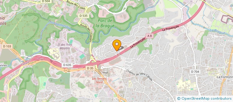 localisation de l'entreprise 518 621 552   ANTIBES