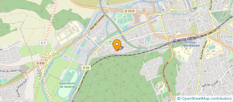 localisation de l'entreprise 518 623 616   EVREUX