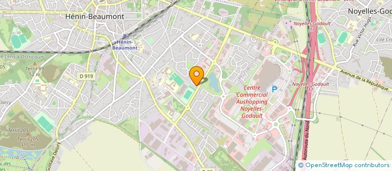 localisation de l'entreprise 518 624 564   HENIN-BEAUMONT