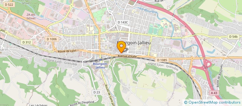 localisation de l'entreprise 518 651 476   SICCIEU-SAINT-JULIEN-ET-CARISIEU