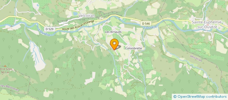 localisation de l'entreprise 518 654 843   BUIS-LES-BARONNIES