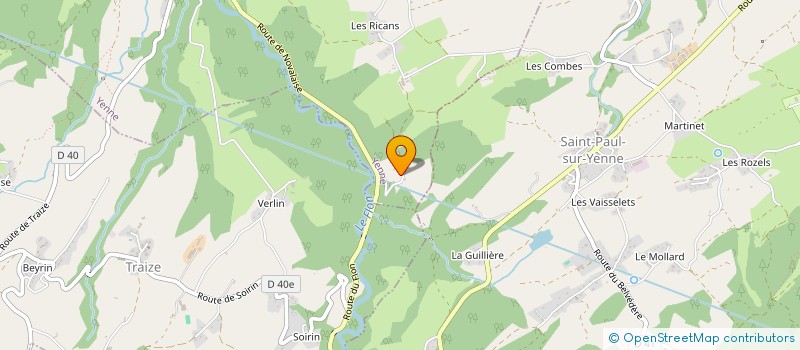 localisation de l'entreprise 518 658 356   YENNE